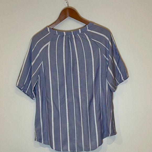 Retrology Womens striped quarter sleeve size small like new shirt - Picture 3 of 4